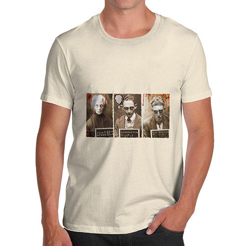 Men's Zombie Mugshots T-Shirt