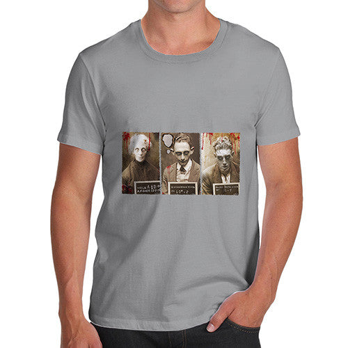 Men's Zombie Mugshots T-Shirt