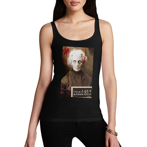 Women's Halloween Killer Mugshot Tank Top