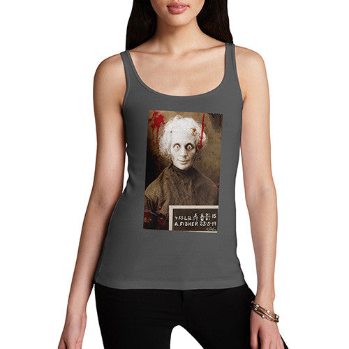 Women's Halloween Killer Mugshot Tank Top