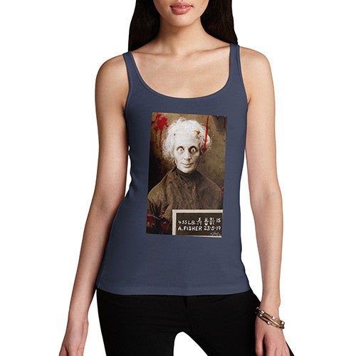 Women's Halloween Killer Mugshot Tank Top