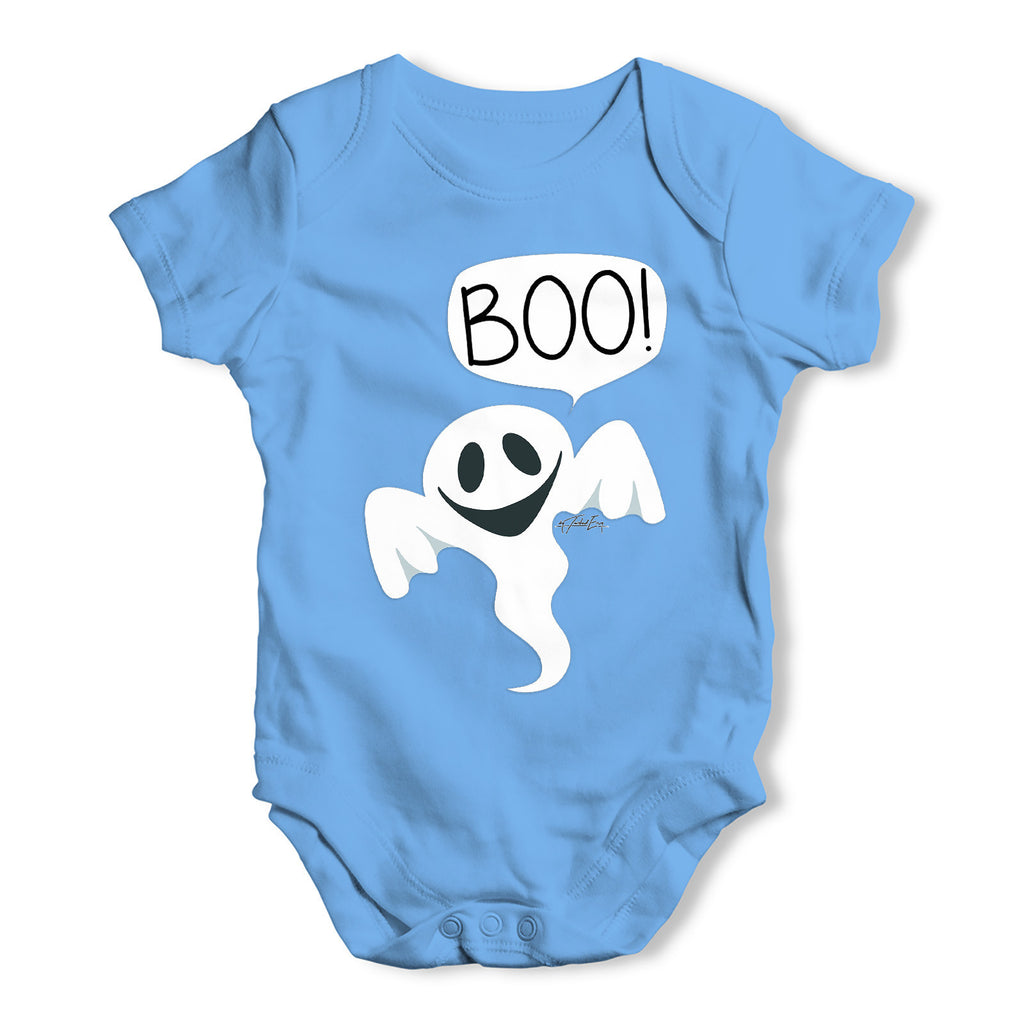 Friendly Ghost Boo Baby Grow Bodysuit