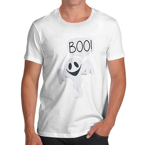 Men's Friendly Ghost Boo T-Shirt