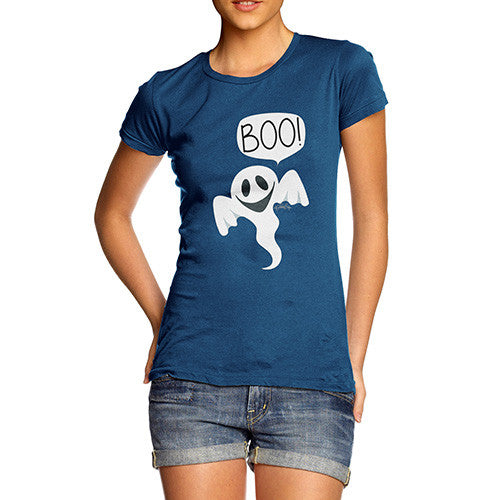 Women's Friendly Ghost Boo T-Shirt