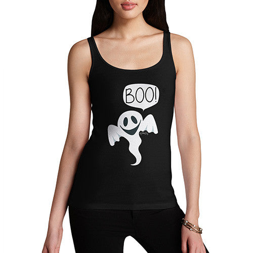 Women's Friendly Ghost Boo Tank Top