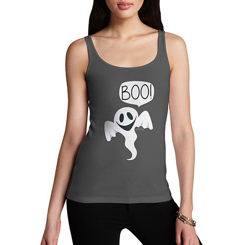 Women's Friendly Ghost Boo Tank Top