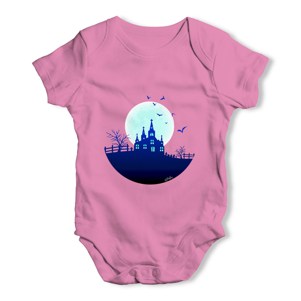 Haunted Mansion On the Hill Baby Grow Bodysuit