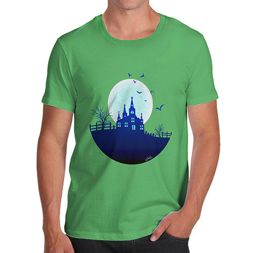 Men's Haunted Mansion On the Hill T-Shirt