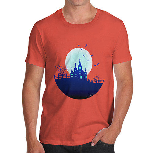 Men's Haunted Mansion On the Hill T-Shirt