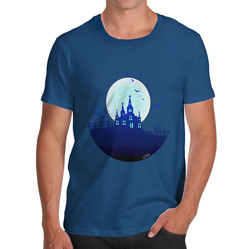 Men's Haunted Mansion On the Hill T-Shirt