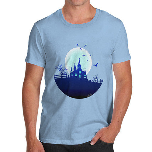 Men's Haunted Mansion On the Hill T-Shirt