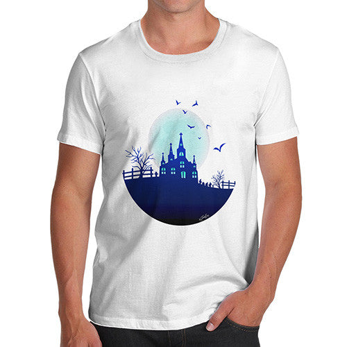 Men's Haunted Mansion On the Hill T-Shirt