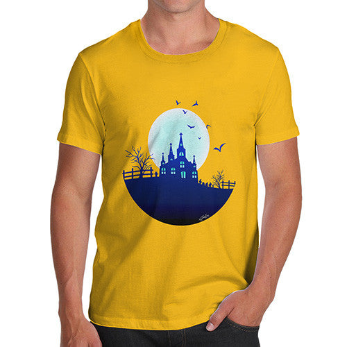 Men's Haunted Mansion On the Hill T-Shirt