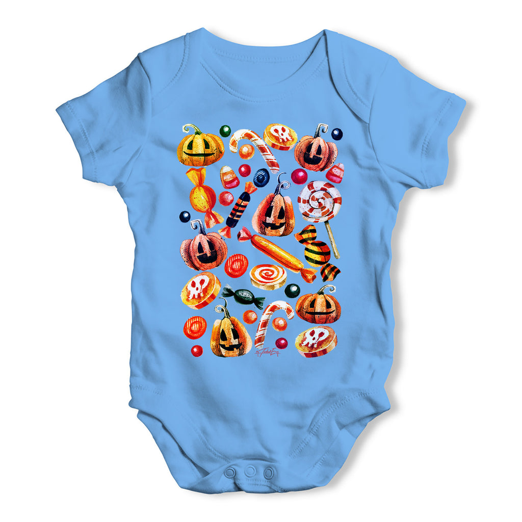 Trick Or Treat Candy Baby Grow Bodysuit