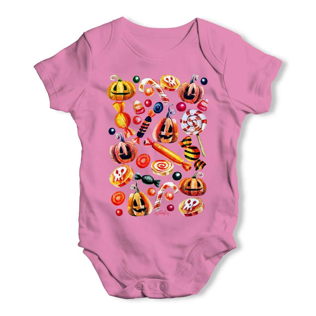 Trick Or Treat Candy Baby Grow Bodysuit