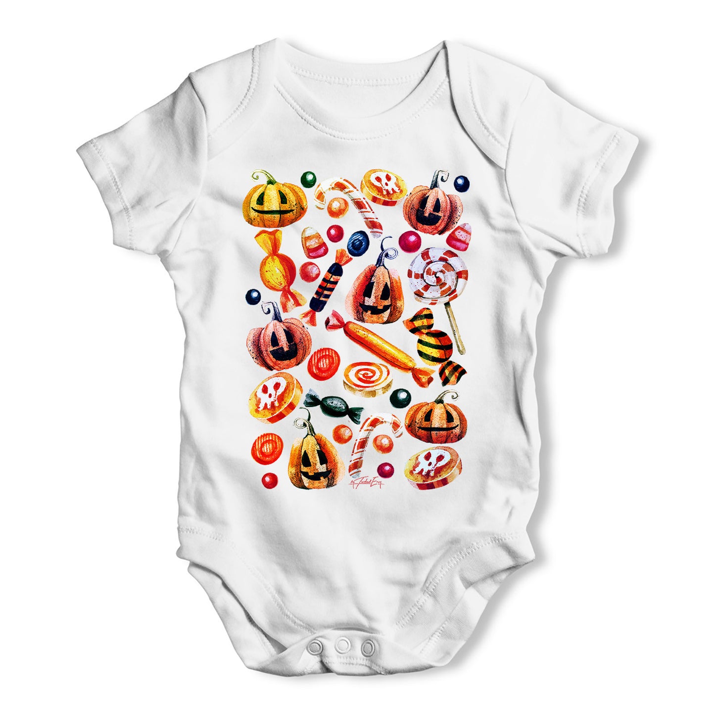 Trick Or Treat Candy Baby Grow Bodysuit