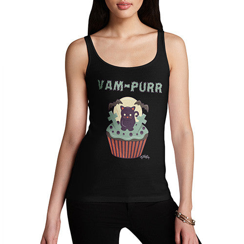 Women's Van Purr Cupcake Tank Top