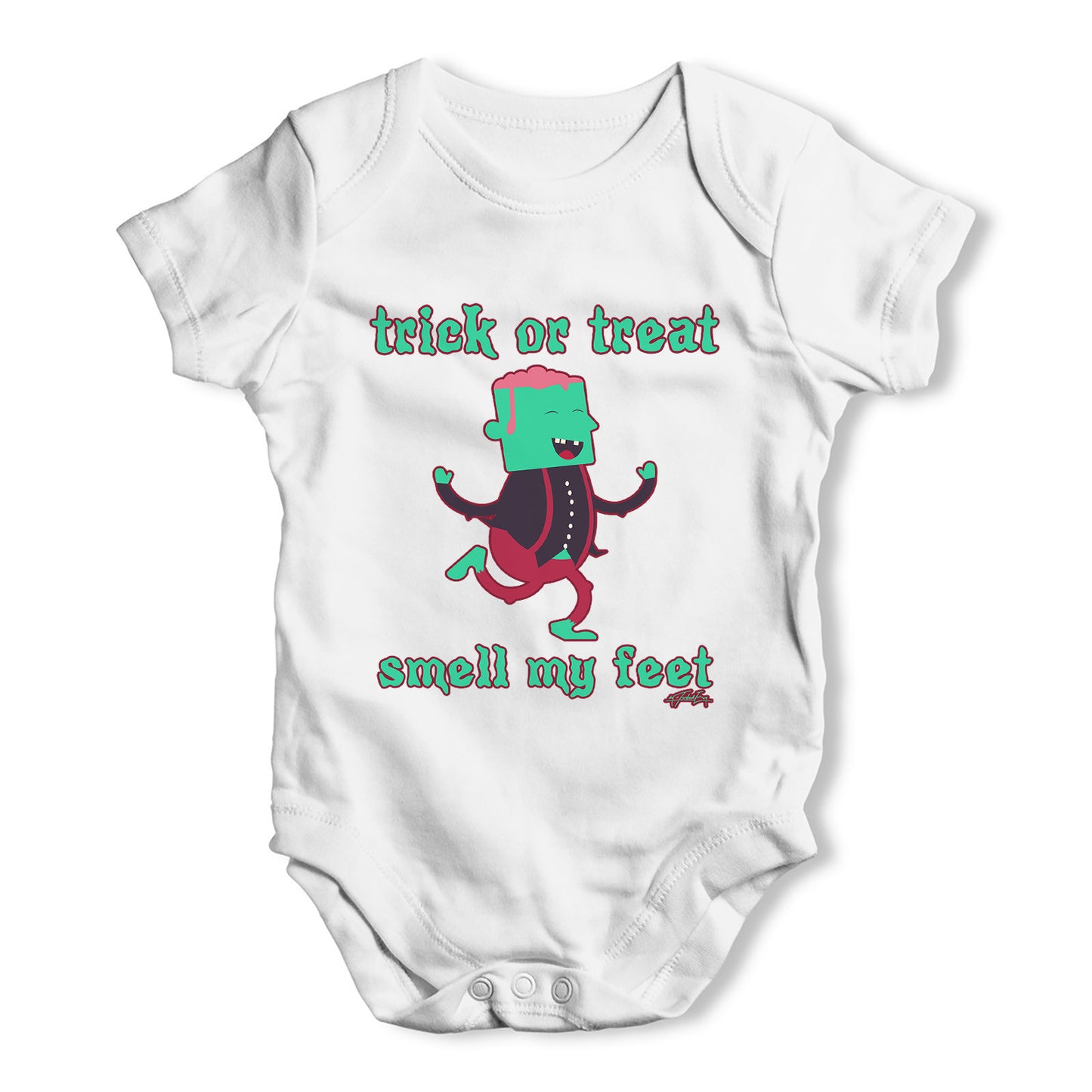 Trick Or Treat Smell My Feet Baby Grow Bodysuit