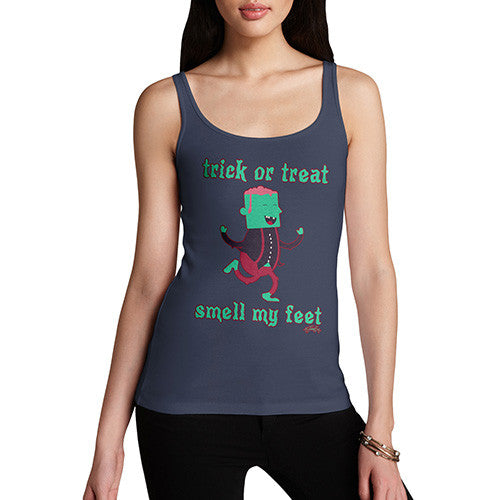 Women's Trick Or Treat Smell My Feet Tank Top