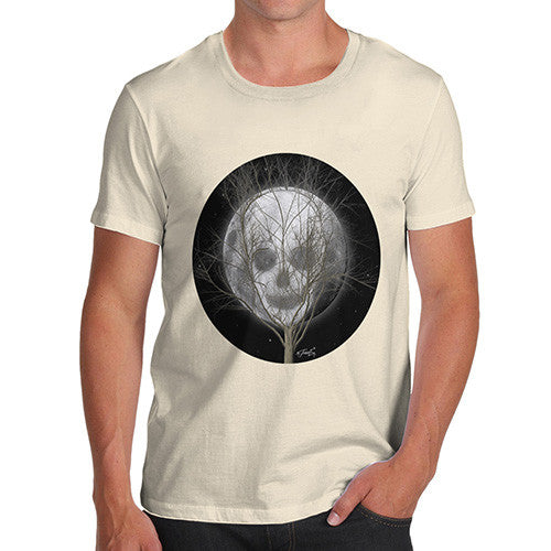 Men's Full Moon Skull Tree T-Shirt