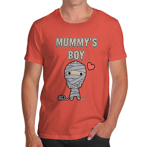 Men's Scary Mummy's Boy T-Shirt