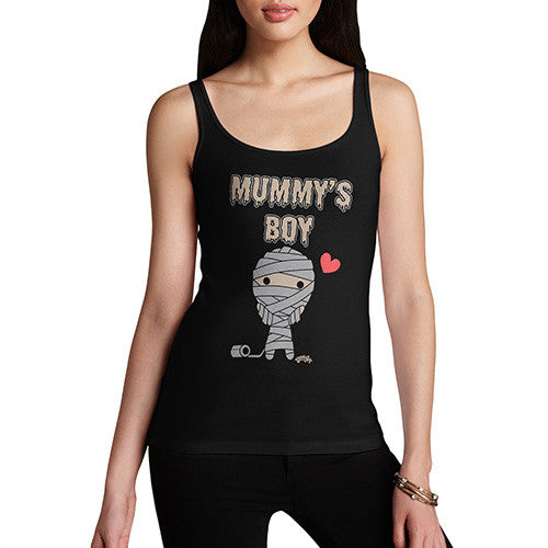 Women's Scary Mummy's Boy Tank Top