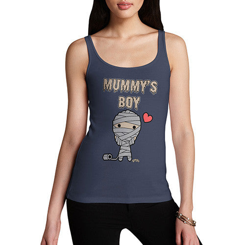 Women's Scary Mummy's Boy Tank Top