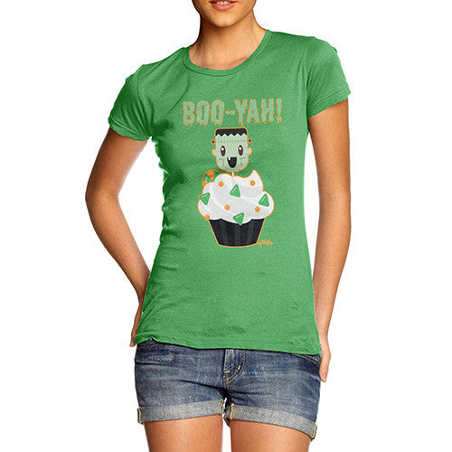 Women's Boo Yah Monster Cupcake T-Shirt