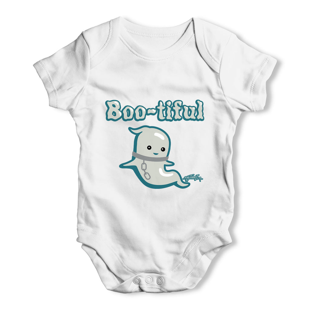 Boo-tiful Ghost Baby Grow Bodysuit