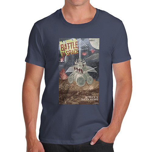 Men's Galactic Battle In Space T-Shirt