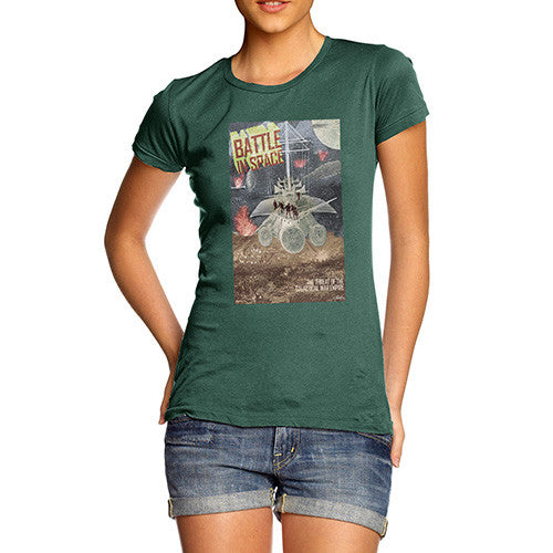 Women's Galactic Battle In Space T-Shirt