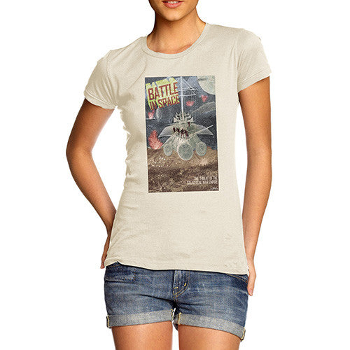 Women's Galactic Battle In Space T-Shirt