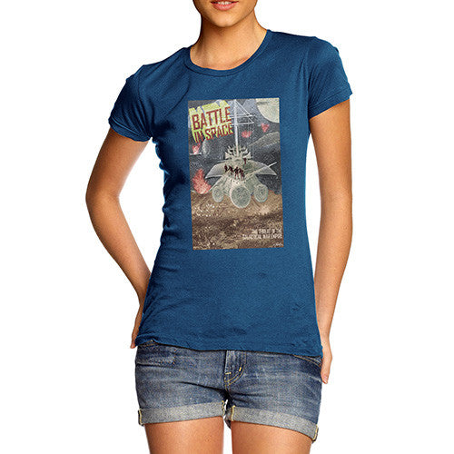 Women's Galactic Battle In Space T-Shirt