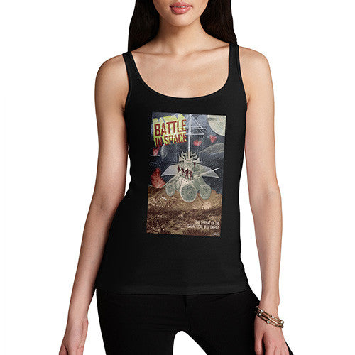 Women's Galactic Battle In Space Tank Top