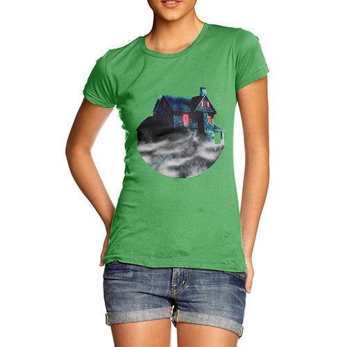 Women's Haunted House Beyond The Mist T-Shirt