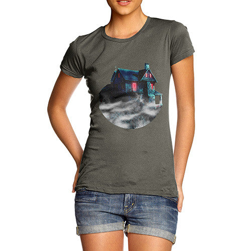 Women's Haunted House Beyond The Mist T-Shirt