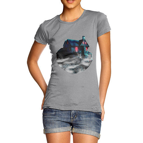 Women's Haunted House Beyond The Mist T-Shirt