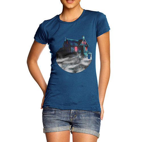 Women's Haunted House Beyond The Mist T-Shirt