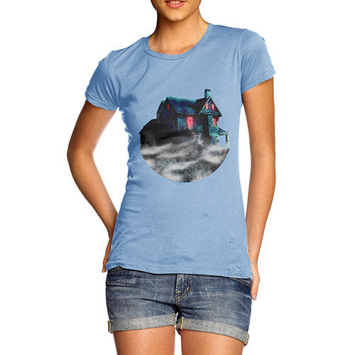 Women's Haunted House Beyond The Mist T-Shirt