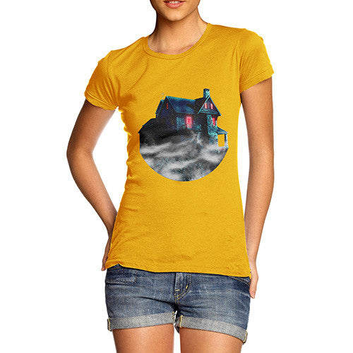 Women's Haunted House Beyond The Mist T-Shirt