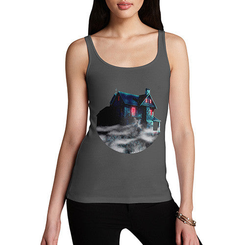 Women's Haunted House Beyond The Mist Tank Top