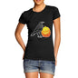 Women's Halloween Black Crow and Pumpkin T-Shirt