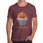 Men's Halloween Pumpkin Cupcake T-Shirt