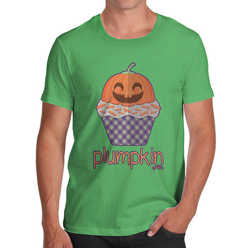 Men's Halloween Pumpkin Cupcake T-Shirt