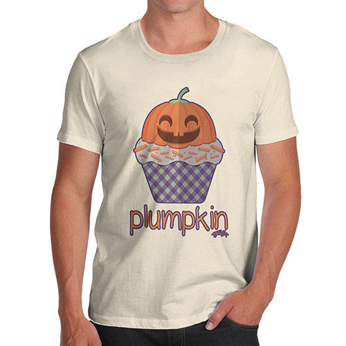 Men's Halloween Pumpkin Cupcake T-Shirt