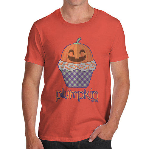 Men's Halloween Pumpkin Cupcake T-Shirt