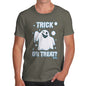 Men's Trick or Treat Spooky Ghost T-Shirt