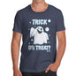 Men's Trick or Treat Spooky Ghost T-Shirt