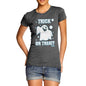 Women's Trick or Treat Spooky Ghost T-Shirt