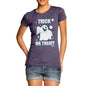 Women's Trick or Treat Spooky Ghost T-Shirt